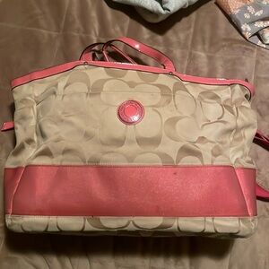 Very large oversize coach bag